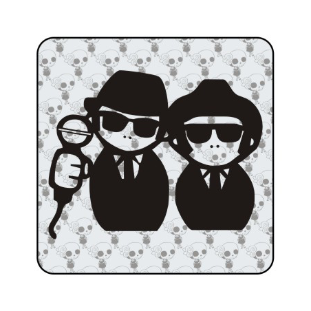 Autocollant blues brothers