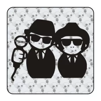 Autocollant blues brothers