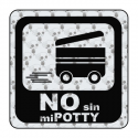 Sticker no sin mi potty