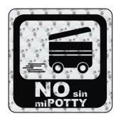 Sticker no sin mi potty 2