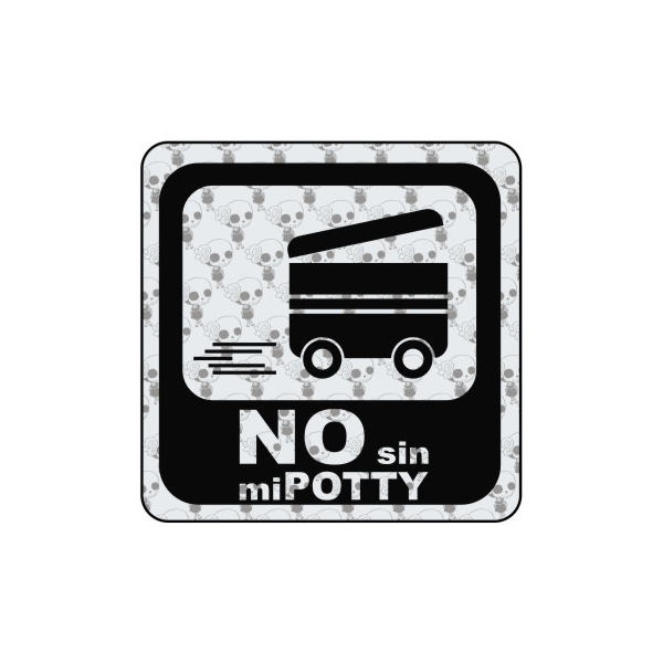 Autocollant no sin mi potty