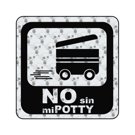 Sticker no sin mi potty