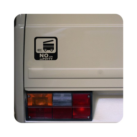Sticker no sin mi potty