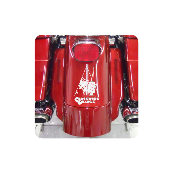 Sticker naranja mecanica