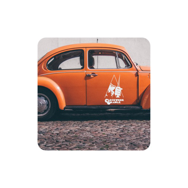 Sticker naranja mecanica
