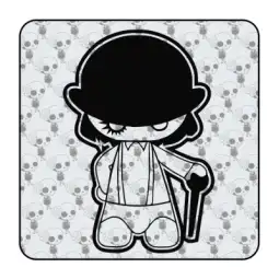 Sticker naranja mecanica 2