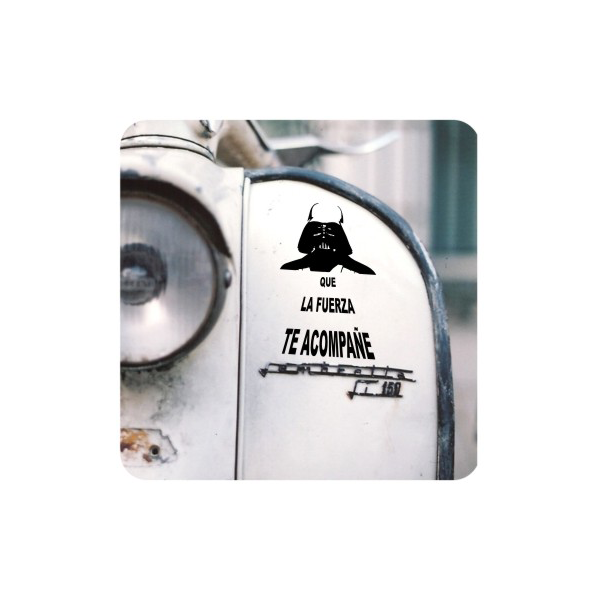 DARTH VADER - QUE LA FUERZA TE ACOMPANE Aufkleber