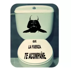 Sticker darth vader - que la fuerza te acompane