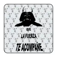 DARTH VADER - QUE LA FUERZA TE ACOMPANE Aufkleber 2
