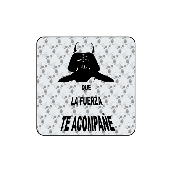 DARTH VADER - QUE LA FUERZA TE ACOMPANE Aufkleber