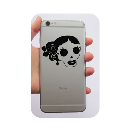 Autocollant calavera dia de muertos