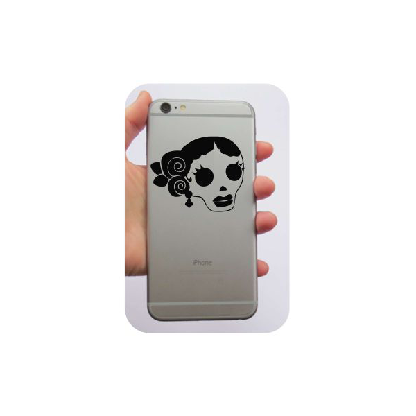 Pegatina de vinilo CALAVERA DIA DE MUERTOS