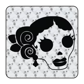 Sticker calavera dia de muertos