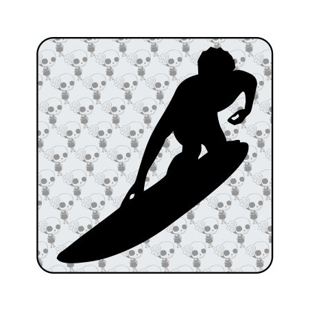 Autocollant Surfer