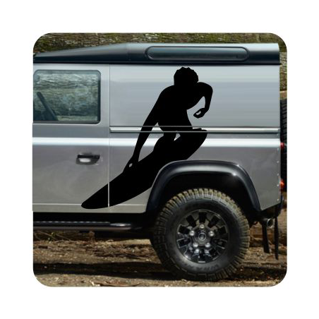Autocollant Surfer