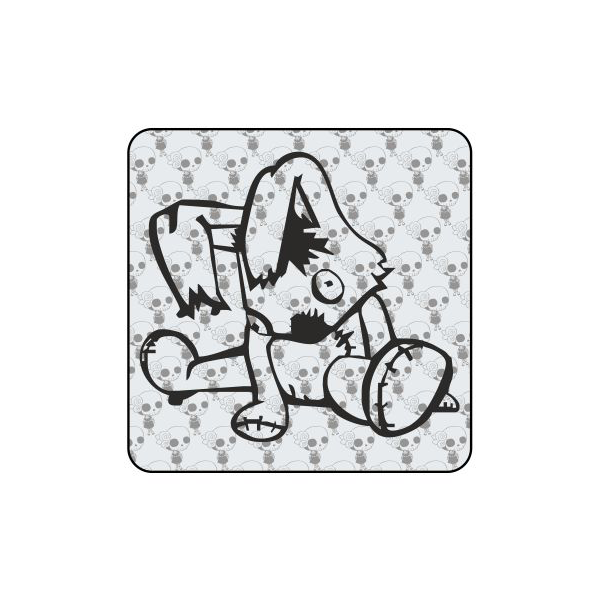 Sticker conejo de trapo