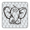 Sticker elefante