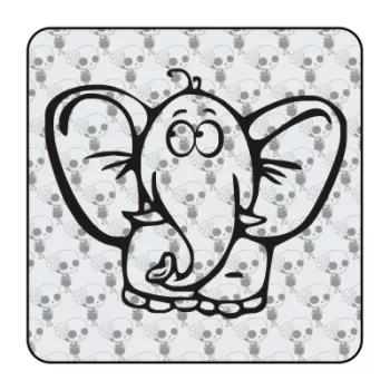 Pegatina ELEFANTE. Pegatinas de animales y mascotas.