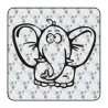 Sticker elefante