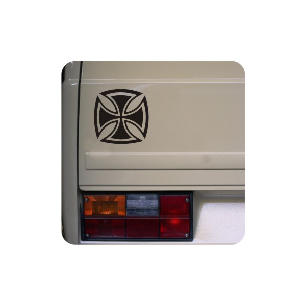 Autocollant cruz de malta