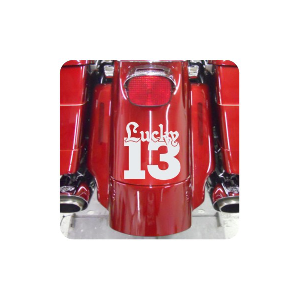 Sticker lucky 13