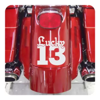 Sticker lucky 13