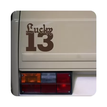 Sticker lucky 13