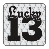Autocollant lucky 13 2