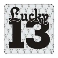 Sticker lucky 13 2