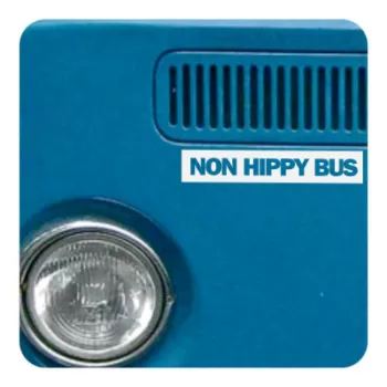 Autocollant non hippy bus