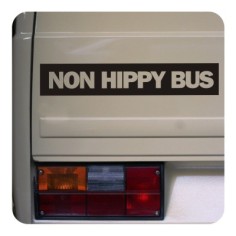 NON HIPPY BUS Aufkleber