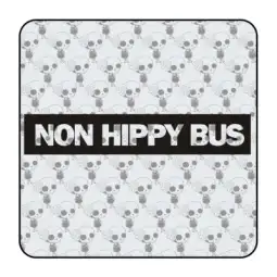 Autocollant non hippy bus 2