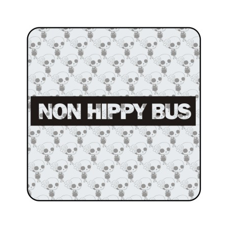Autocollant non hippy bus