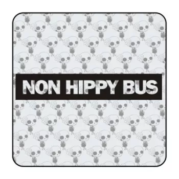 Autocollant non hippy bus