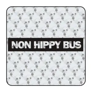 Pegatina NON HIPPY BUS. Pegatinas para Camper y Autocaravana