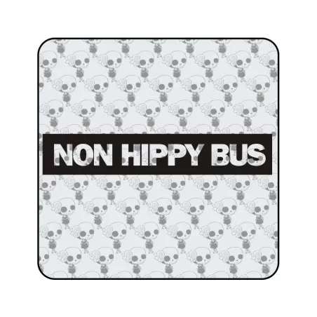 Pegatina NON HIPPY BUS. Pegatinas para Camper y Autocaravana