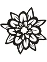 Sticker flor tattoo