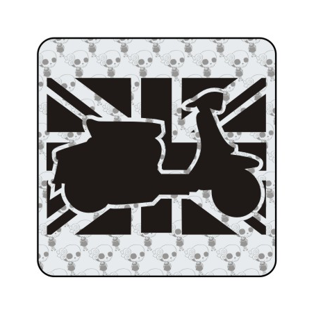 Sticker lambretta union jack