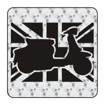 Sticker lambretta union jack