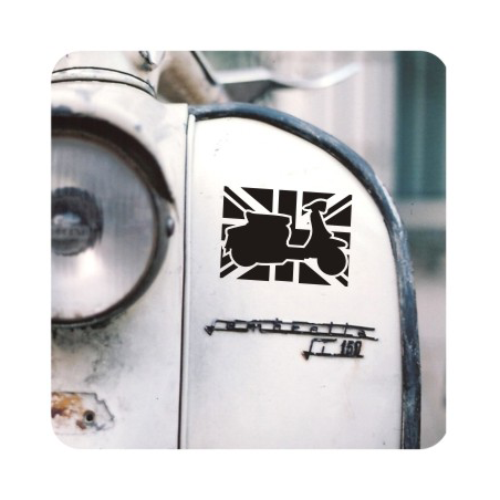 Sticker lambretta union jack