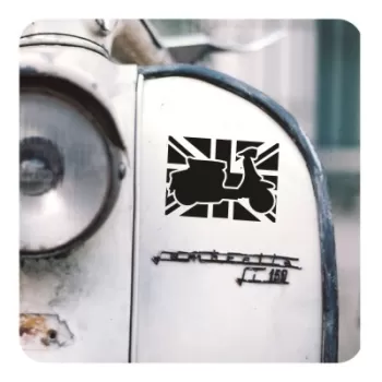 Sticker lambretta union jack