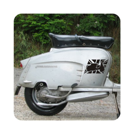Sticker lambretta union jack