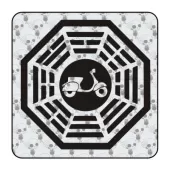 Sticker dharma vespa 2