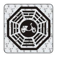 Pegatina DHARMA VESPA. 2