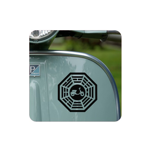 Autocollant dharma vespa