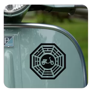 Sticker dharma vespa