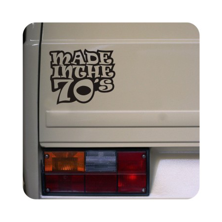 MADE IN 70's Aufkleber
