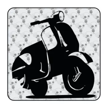 Autocollant vespa racing