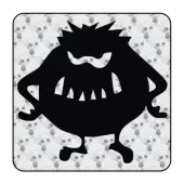 Sticker monstruo 2