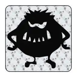 Pegatina MONSTRUO. Pegatinas freaks, pegatinas frikis. 2